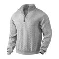 Alexander | Men's Cable Knit Sweater Quarter-Zip Pullover