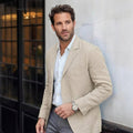Owen | Men's Lightweight Linen Unstructured Blazer Jacket
