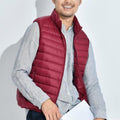 Camila | Women's Lightweight Quilted Zip-Up Puffer Vest Stand Collar