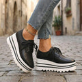 Evelyn | Women's Orthopedic Platform Lace-Up Oxford Boots